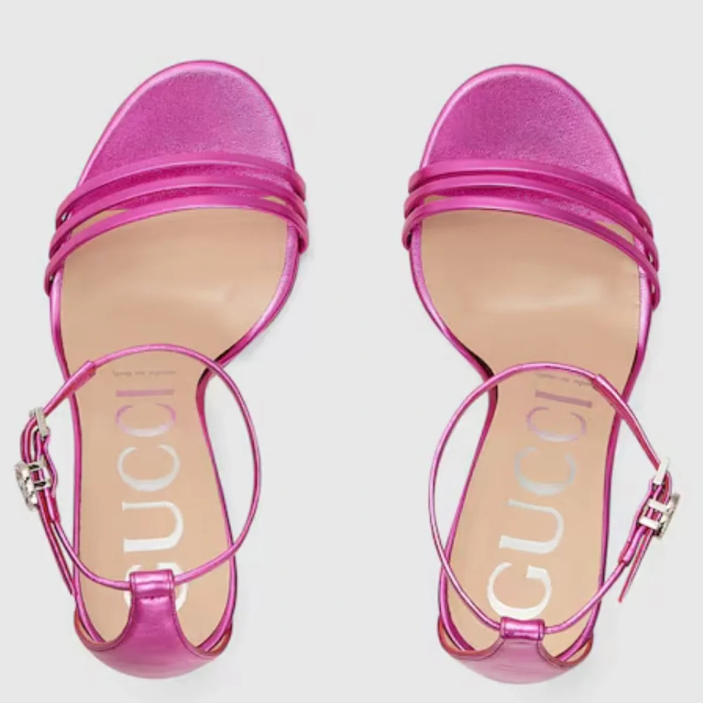 Authentic Gucci Ankle strap heel sandals size 38.5 - Picture 13 of 13